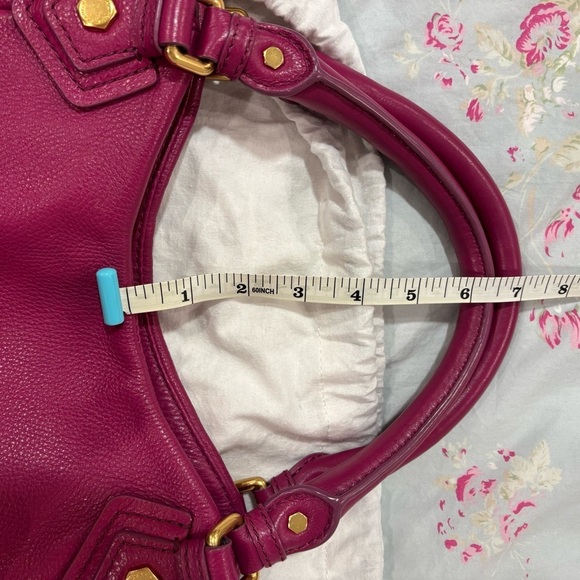 MARC by Marc Jacobs Classic Q Fran Satchel Plum/Purple Leather - Picture 13 of 16